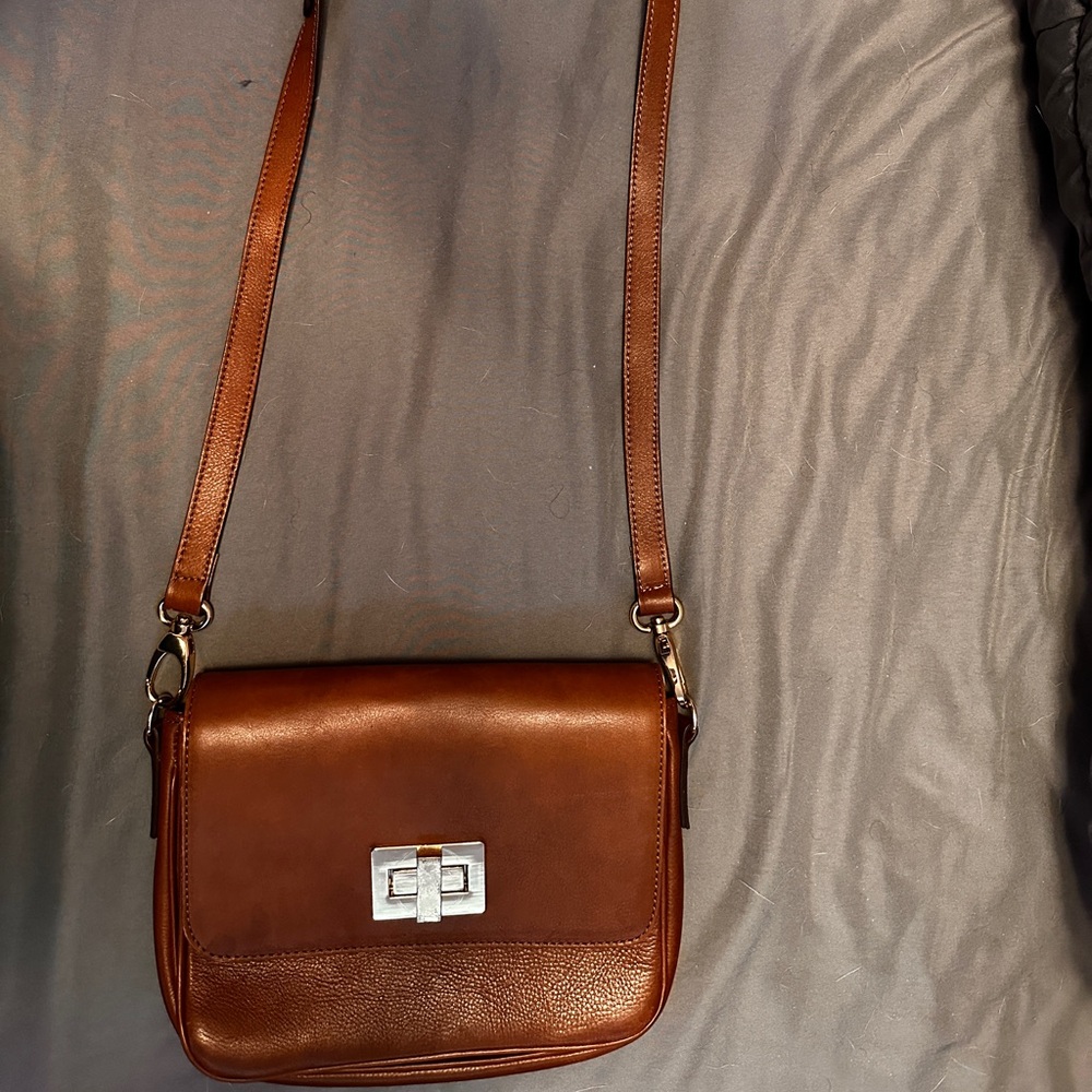 Alberta Di Canio Brown Leather purse